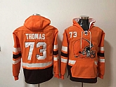 Nike Broncos 73 Demaryius Thomas Orange All Stitched Sweatshirt,baseball caps,new era cap wholesale,wholesale hats